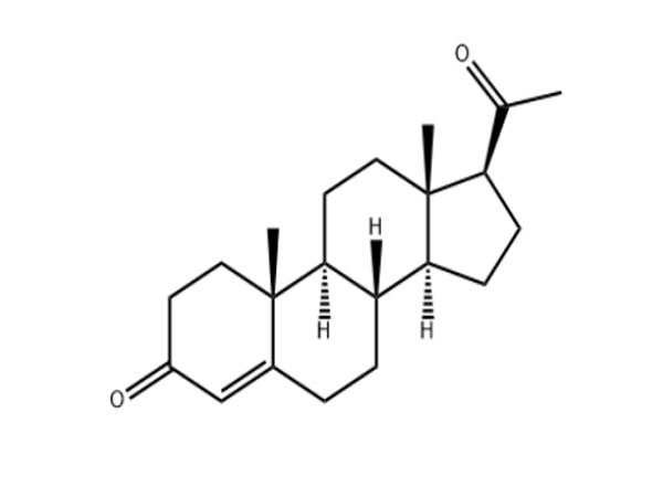 What happens when a woman takes progesterone?